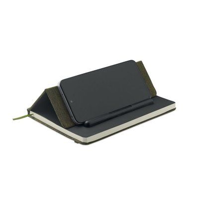 Libreta A5 con soporte para teléfono
