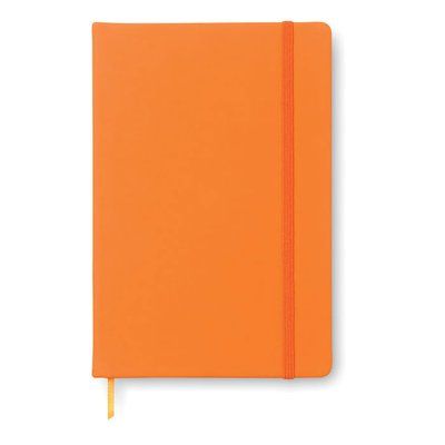 Libreta A5 Tacto Suave Naranja
