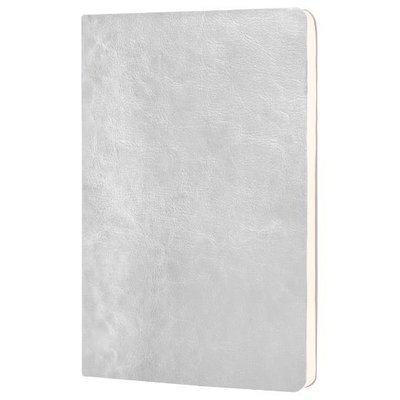 Libreta A5 Tapa Blanda PU 96H Crema Rayadas BL