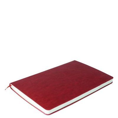 Libreta A5 Tapa Blanda PU 96H Crema Rayadas RO
