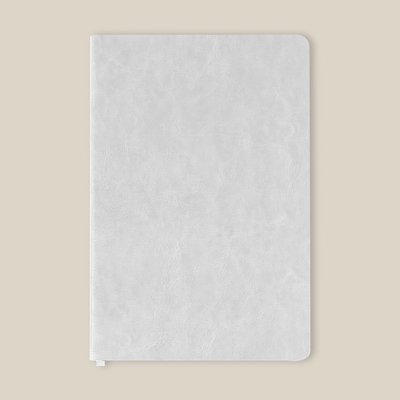 Libreta A5 Tapa Blanda PU 96H Crema Rayadas