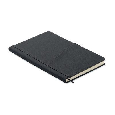 Libreta A5 con tapa dura de PU Negro