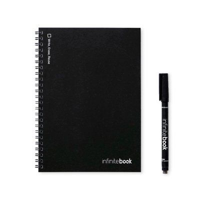 Libreta A5 con tapa flexible Negro