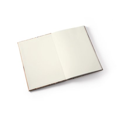 Libreta A5 con tapa de paja natural