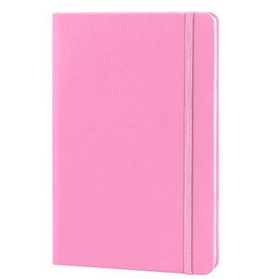 Libreta A5 Tapa PU 96H Lisas Rosa