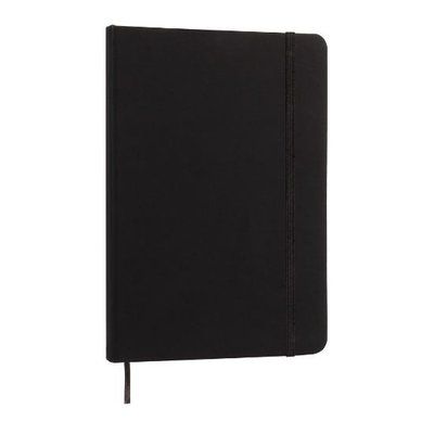 Libreta A5 con tapa reciclada Negro