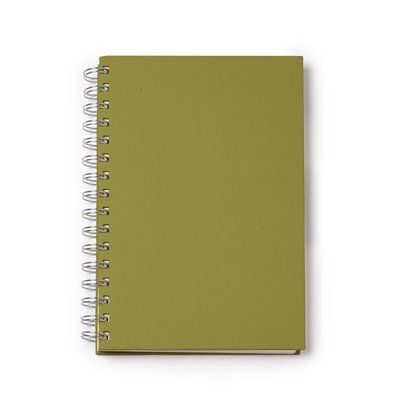 Libreta A5 de tapa rígida 70 hojas Verde Oasis Talla Única Adulto