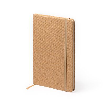 Libreta A5 con tapa rígida de paja
