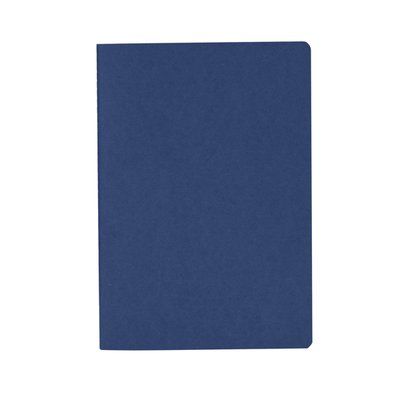 Libreta A5 con tapas recicladas y 60 hojas a rayas Marino Talla Única Adulto
