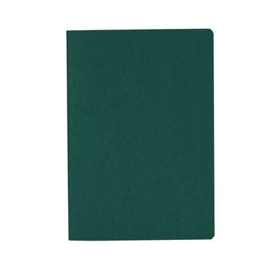 Libreta A5 con tapas recicladas y 60 hojas a rayas Verde Talla Única Adulto
