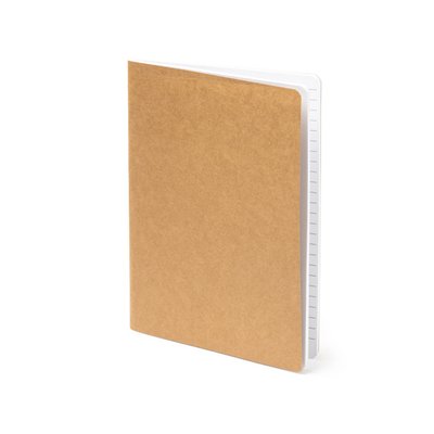 Libreta A5 con tapas recicladas y 60 hojas a rayas