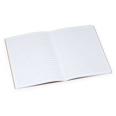 Libreta A5 con tapas recicladas y 60 hojas a rayas