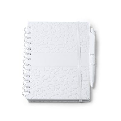 Libreta A5 Wire-O con tapa rígida Blanco