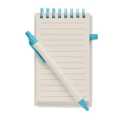 Libreta A6 Reciclada con Boli a juego