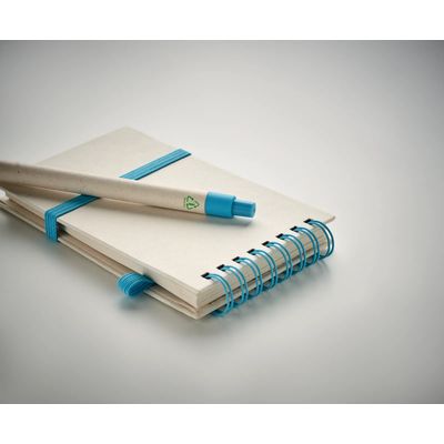 Libreta A6 Reciclada con Boli a juego