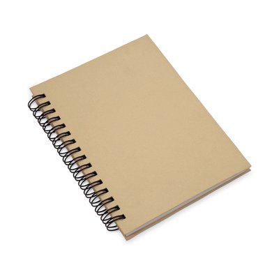 Libreta de anillas ecológica con tapas de cartón reciclado 11,6x15,3 cm Natu