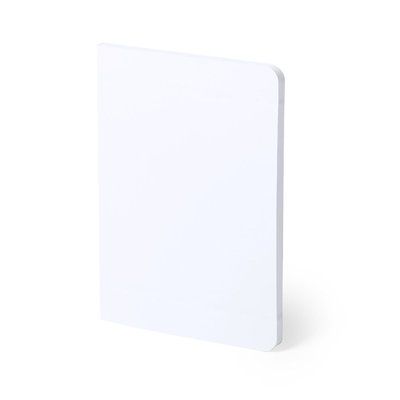 Libreta antibacteriana personalizada 15,5 x 21,5 cm Blanco