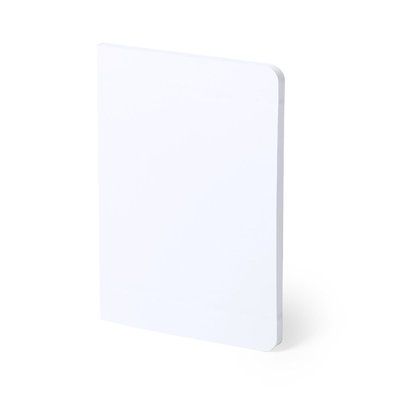 Libreta antibacteriana personalizada 15,5 x 21,5 cm Blanco