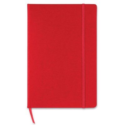 Libreta de notas grande papel cuadriculado 21 x 14 cm Rojo
