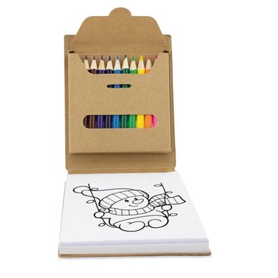 Libreta Eco + 12 Dibujos y Lápices