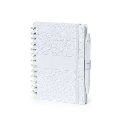 Libreta Eco Stone de Anillas con Relieve