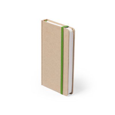 Libreta ecológica de portada rígida y marcapáginas a juego 9,4cm x 14,5cm Ver