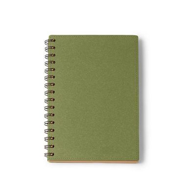 Libreta ecológica tamaño A5 Verde Helecho Talla Única Adulto