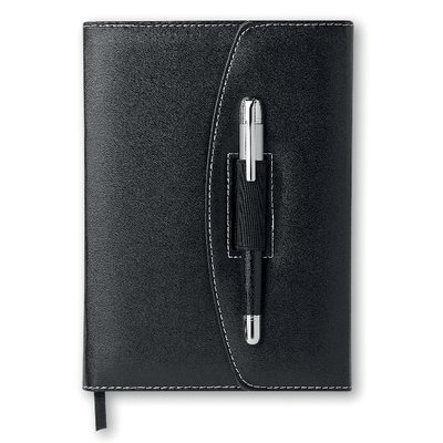 Libreta elegante con bolígrafo de metal 21 x 15 cm