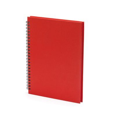 Libreta con espiral y hojas rayadas