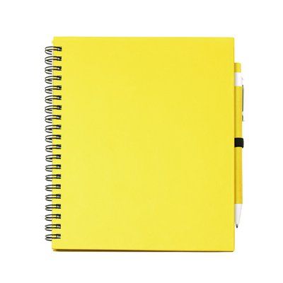 Libreta de espiral y tapas rígidas Amarillo Talla Única Adulto