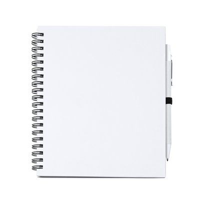 Libreta de espiral y tapas rígidas Blanco