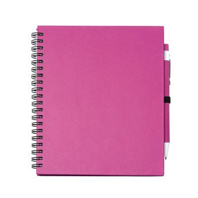 Libreta de espiral y tapas rígidas Fucsia