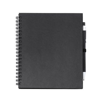 Libreta de espiral y tapas rígidas Negro Talla Única Adulto