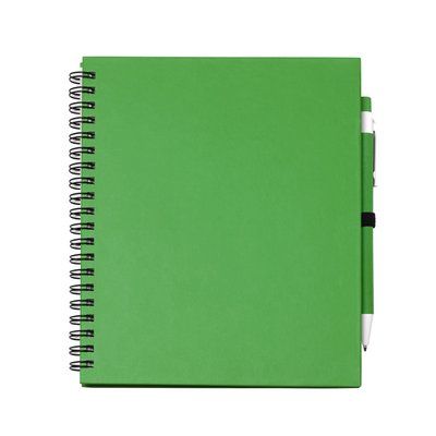 Libreta de espiral y tapas rígidas Verde Helecho Talla Única Adulto