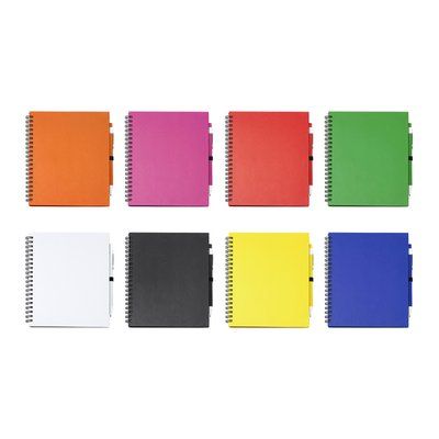 Libreta de espiral y tapas rígidas