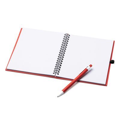 Libreta de espiral y tapas rígidas