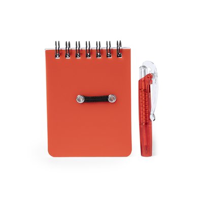 Libretita de 60 hojas con bolígrafo 7 x 9,5 cm
