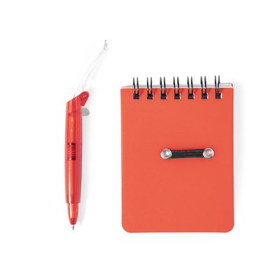 Libretita de 60 hojas con bolígrafo 7 x 9,5 cm