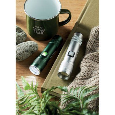 Linterna COB recargable y extensible