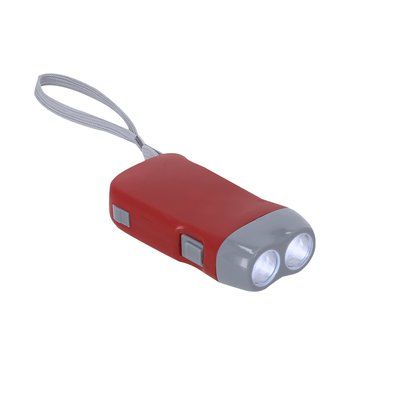 Linterna eco-amigable con 2 LEDs Roj