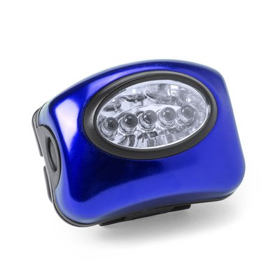 Linterna frontal para cabeza 5 led Azul