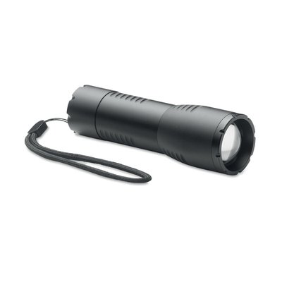 Linterna LED Aluminio 200lm con Zoom