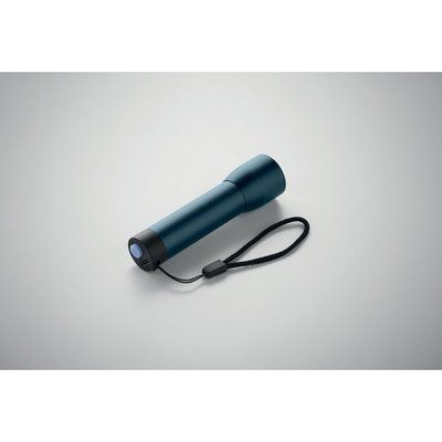 Linterna recargable de aluminio con zoom