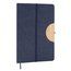 Libreta A5 con tapa RPET y soporte Az