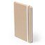 Libreta ecológica personalizable con portada rígida de cartón natural 14,7x21 cm Bla