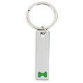 Llavero Placa Metal con Hueso