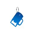Llavero Abridor Jarra de Aluminio Azul