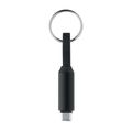 Llavero con cable de carga tipo C