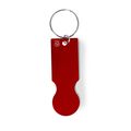 Llavero Moneda de Aluminio Reciclado Roj