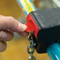 Llavero portamoneda para el carro de compra